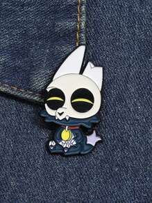 1 huy hiệu kim loại hình quái vật hoạt hình sáng tạo, trâm cài áo khủng long ngộ nghĩnh cá nhân hóa, phụ kiện trang sức quà tặng dễ thương - Nhiều màu - Xem 5