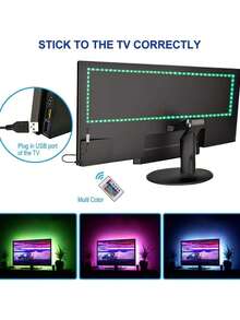 ONELEDWANGRX 1pc 1M/3.3Ft-15M/50Ft RGB Color LED String Light, USB Powered Led Lighting, APP And 24-Key Remote Control For Home Decoration TV Backlight Bedroom Living Room Decor - White - View 13
