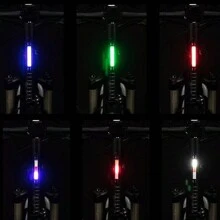 ROCKBROS Bicycle Light Waterproof Bike Taillight LED USB Rechargable Back Light Riding Warning Saddle Bike Rear Light - Black - View 3