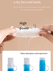 可拋式雙用途清潔布，適用於日常皮膚護理，適用於濕潤和乾燥的清潔 - 有花紋 - 查看 9