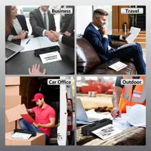 Phomemo M832便攜式無線旅行打印機，升級版藍牙熱敏打印機，無墨水打印，支援8.5 x 11英寸和A4熱敏紙卷，適用於手機和筆記本電腦，黑色 - 黑色 - 查看 8