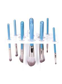 1入組14孔/26孔化妝刷清洗和乾燥架，亞克力乾燥架，掛式儲物陳列架，可拆式乾燥架，清潔和儲存工具陳列架，美容工具 - 彩色 - 查看 8