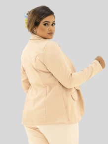 Women Blazers - Màu be - Xem 3