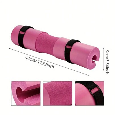 1 Pc Hip Thrust & Barbell Training Pad, Thicken Foam Shoulder Cushion, Perfect For Gym Workout Weightlifting, Strength Training Gym Accessories
