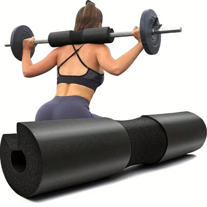 1 Pc Hip Thrust & Barbell Training Pad, Thicken Foam Shoulder Cushion, Perfect For Gym Workout Weightlifting, Strength Training Gym Accessories