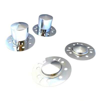 Tapas Copas De Rin F350 70/96 8 Birlos Cromadas 4 Piezas