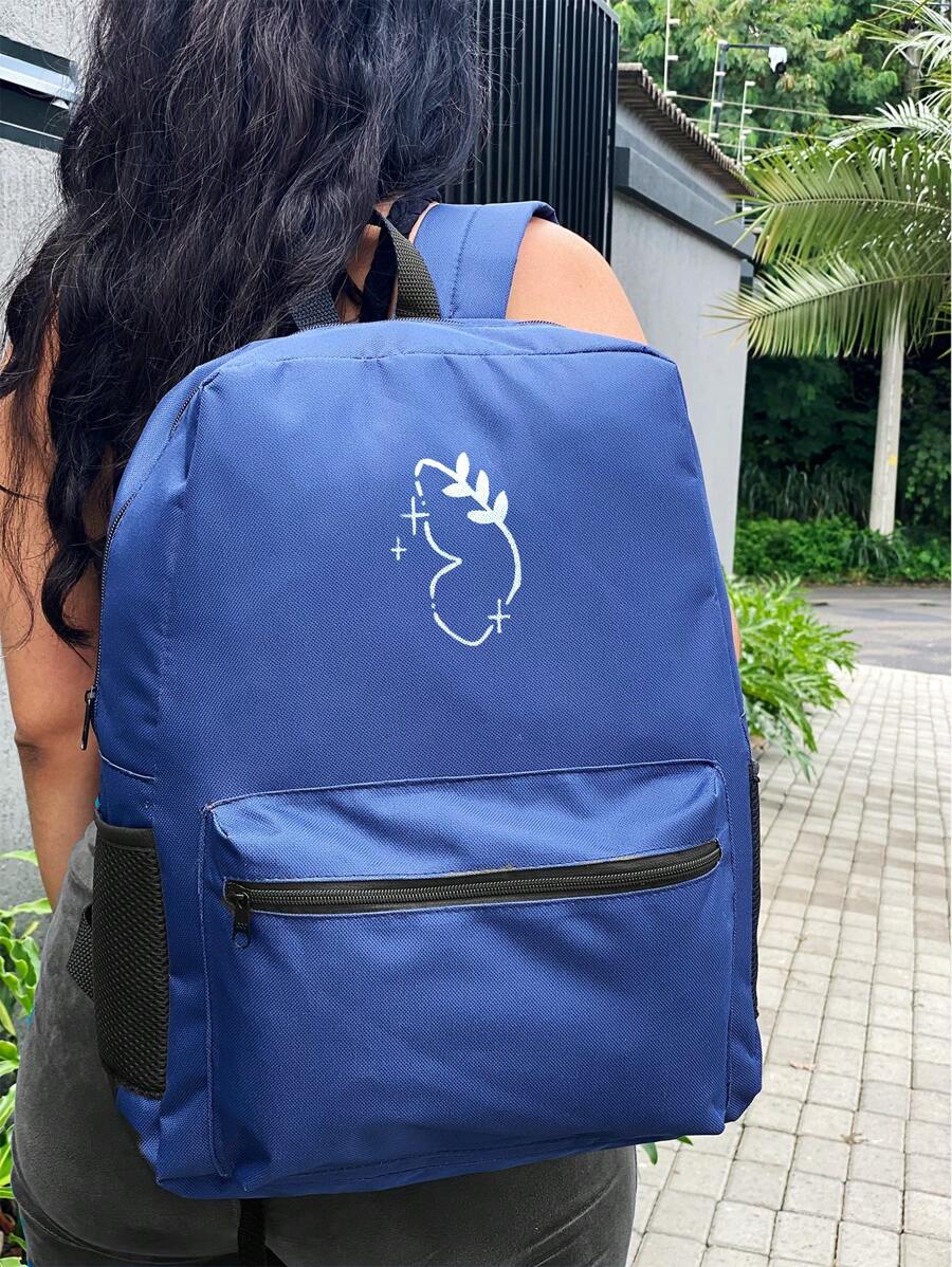 Women Functional Backpacks - 藏蓝色 - 查看 1