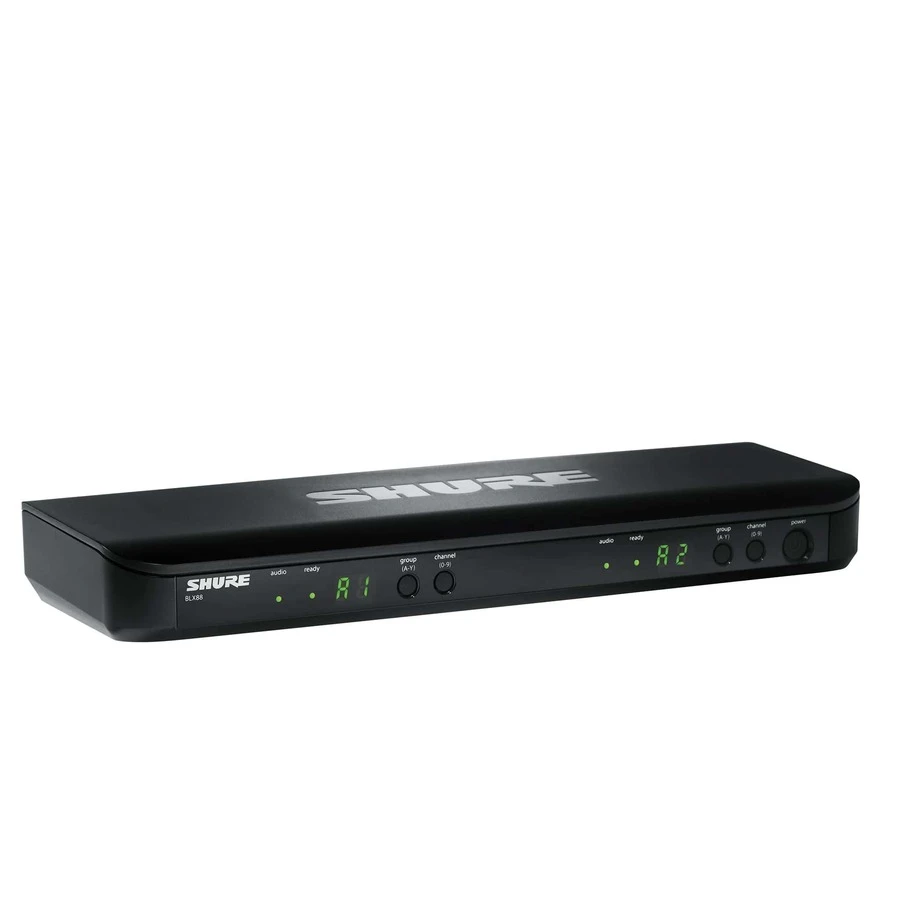 Receptor inalámbrico dual para sistemas inalámbricos Shure BLX88 - Negro - Ver 1