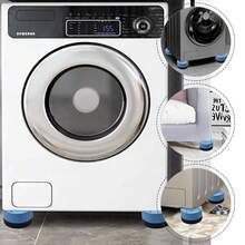 4Pcs Non Slip Anti Vibration Shock Proof Feet Pads Washing Machine Refrigerator - Blue - View 7