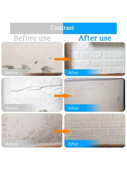 10M/5M/3M/2M/1M 3D Wand Sticker Imitation Brick Bedroom Home Waterproof Self Adhesive DIY Wallpaper Living Room TV Backdrop,Renovation Stickers Peel Panels,Wall Paper, Wallpapers, ation Items Refresh Your Home,Rama view 4