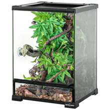 REPTI ZOO Crested Gecko Feeding Ledge, Reptile Water Food Dish For Bearded Dragon Lizard Snake Turtle, Vine Reptile Feeder Bowl Terrarium Tank Decor Accessories - Single Feeder - View 7