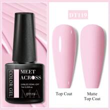 6PCS/Set 7ml Gel Nail Polish Set Glitter Nude Pink Rose Red Nail Art Gel Vernis For Manicure Soak Off UV Lamp Hybrid Varnishes Set Base Top Gel Polish Set Gel Lak