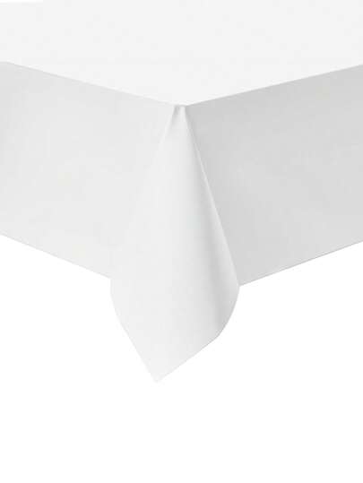 137*274cm Jednorazowy Jednokolorowy Obrus, Minimalistyczny Styl Peva Obrus Na Urodziny Przyjęcia, Wesela, Festiwale, Prostokątne Stoły Jadalne Dekoracje, Boże Narodzenie