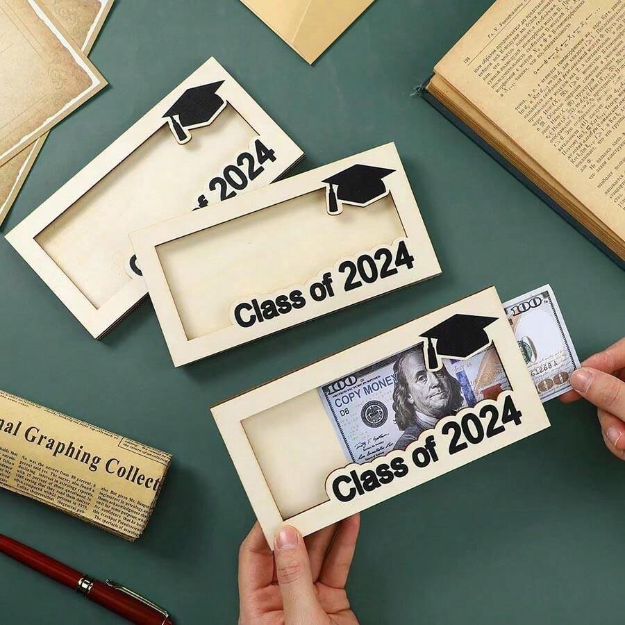 Boîte Pour Cartes De Remise De Diplôme 2025 - Porte-Cartes Pliable Noir 26x26x20 Cm Pour Fête De Fin D'Année