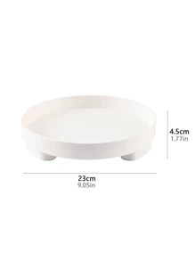 1pc Bandeja elegante e simples para exibir chaves, vasos de flores e cosméticos na cômoda e armazenar aromaterapia e maquiagem Melhores presentes Pratos de aniversário Acessórios de cozinha Decoração de cozinha Bandejas de mesa Bandeja de frutas Decoração de bandeja