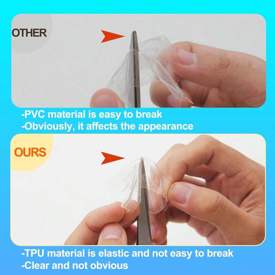 TPU Pool Patch Repair Kit Fabric Clear Repair Tape Waterproof Patch And