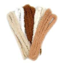 6入組39.3英寸/100厘米珊瑚絨管道清潔棒，長管道清潔器，厚且長的毛絨軟毛冰絲條，毛絨軟毛冰絲條工藝，超級巨型毛絨棒，具有厚管道清潔器的毛絨軟毛冰絲條，DIY項目和工藝用品裝飾，適用於初學者的管道清潔器，DIY項目的管道清潔器 - 淺卡其色 - 查看 8