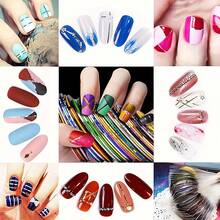 10pcs French Tip Tool Nail Art Gold And Silver Thread Top Glue Nail Decoration Anniversary, Thanksgiving Day, Christmas Day, Y2K Birthday, Festival, Valentine's Day, Mother's Day, Salon DIY Nail Polish Ideal Gift: Enjoy Nail Polish Art Time At Home With Family And Friends Nail Stickers For Nail Art Nail Charms Nail Gems Nail Supplies - Multicolor - View 3