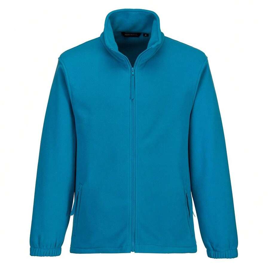 Portwest Mens Aran Fleece Jacket (Aqua) - Blue - View 1