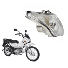 Bloco Óptico Lente Compatível Com A Moto Pop 110/110i 2016 Em Diante - Multicolorido - Visão 5