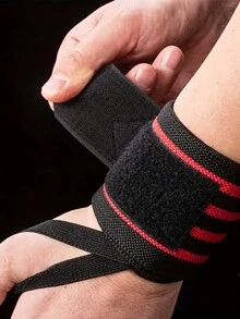 1pc Sports Compression Wrist Wrap With Elastic Strap, Wrist Bandage For Injury Prevention, Weightlifting And Pressure Support - Yellow - View 6