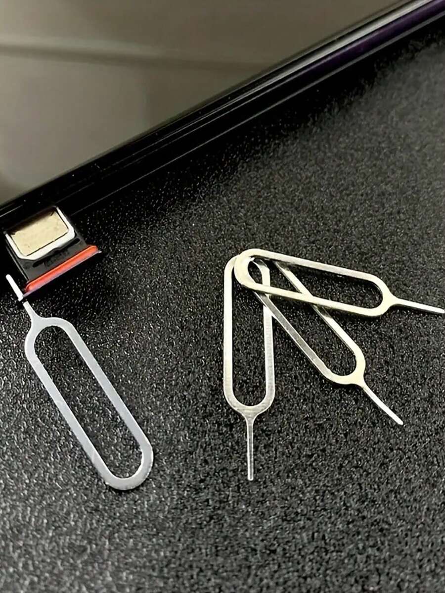 1入Nano SIM卡針，適用於iPhone、智能手機和平板電腦 - 白色 - 查看 1