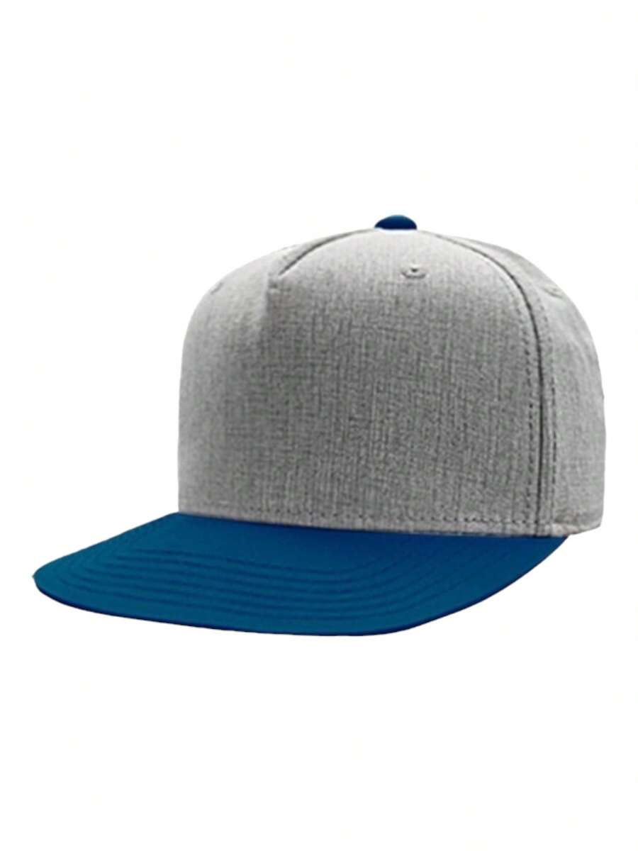 gorra plana excelente urbano excelente calidad subliminado bordado - gris/azul - Ver 1