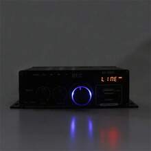 AK380 800W Bộ Khuếch Đại Bluetooth Âm Thanh HiFi Karaoke 2 Rạp Hát Tại Nhà Bộ Khuếch Đại Công Suất Loại D Bộ Khuếch Đại USB SD Aux đầu Vào - màu đen - Xem 5