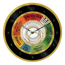 Harry Potter 魔法世界挂钟（黑色） - 黑色 - 查看 1