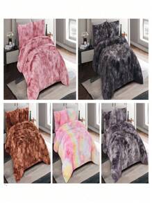 Colchas king size,Juego de Colcha y 2 fundas nórdica de felpa para dormitorio 230x250 - Multicolor - Ver 10