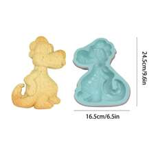 Dinosaur Shaped Silicone Cake Mold, Kitchen Baking Tool, Animal Cake Pan - Multicolor - View 6