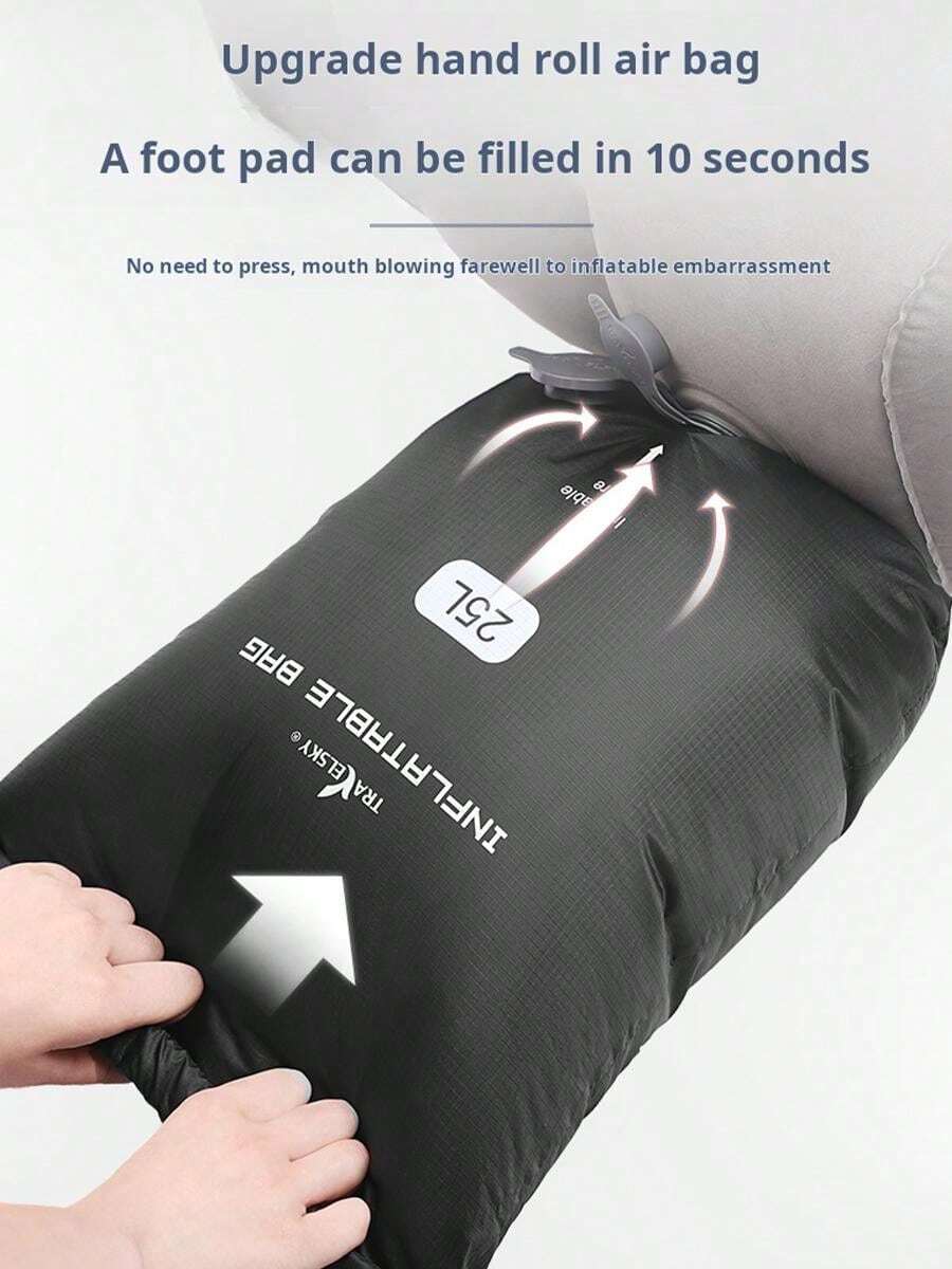 1 Pc Inflatable Airplane Foot Rest Enhance Your Journey Portable