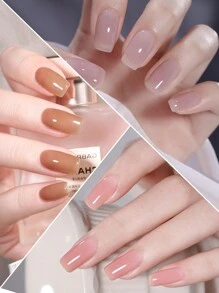 XEIJAYI XEIJAYI 6Pcs 15ML Gel Nail Polish Set, Summer Popular Color Gel Varnish Nail Kit, Soak Off UV/LED Gel Polish, For Home Salon Nail Art Christmas DIY