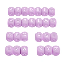 52pcs 12mm Multifunctional Silicone Alphabet Beads Set For DIY Jewelry Making, Keychain And Bracelet DIY - Silicone Letter Beads - View 15