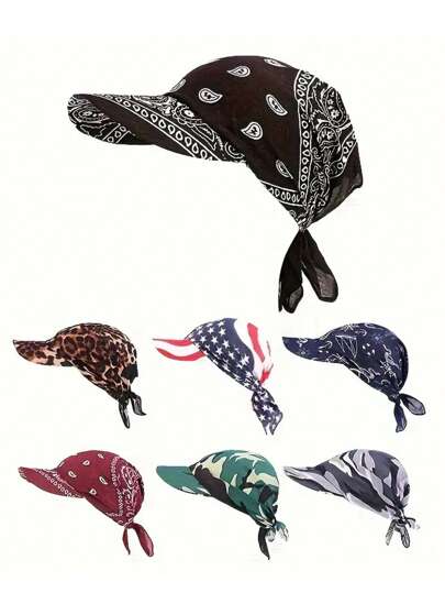 1 قطعة شريط رأس/وشاح متعدد التدوير للنساء, بطراز الهيب هوب الكلاسيكي لأسلوب الشارع, مناسب للرياضات الخارجية ومهرجانات الموسيقى