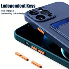 1 Ốp điện thoại silicon có nút bấm hai màu, thiết kế hình khối thân thiện với da, phù hợp với A54/A14/A33/A02S/A34 - màu xanh lá - Xem 7