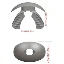 1pc Sports Mouthguard With Hanging Rope For Ice Hockey Or Rugby, Lip & Air Protector - Royal Blue - View 2