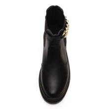 Women Mid-Calf Boots - 黑色 - 查看 2