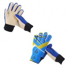 足球守门员手套，全指防滑守门员手套，用于缓冲/足球/装备 - 彩色 - 查看 11