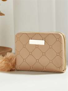 Women's Handbag Coin Suitable For Daily Matching For Women Wallet Purse Wallet Small Wallet - Apricot - View 3