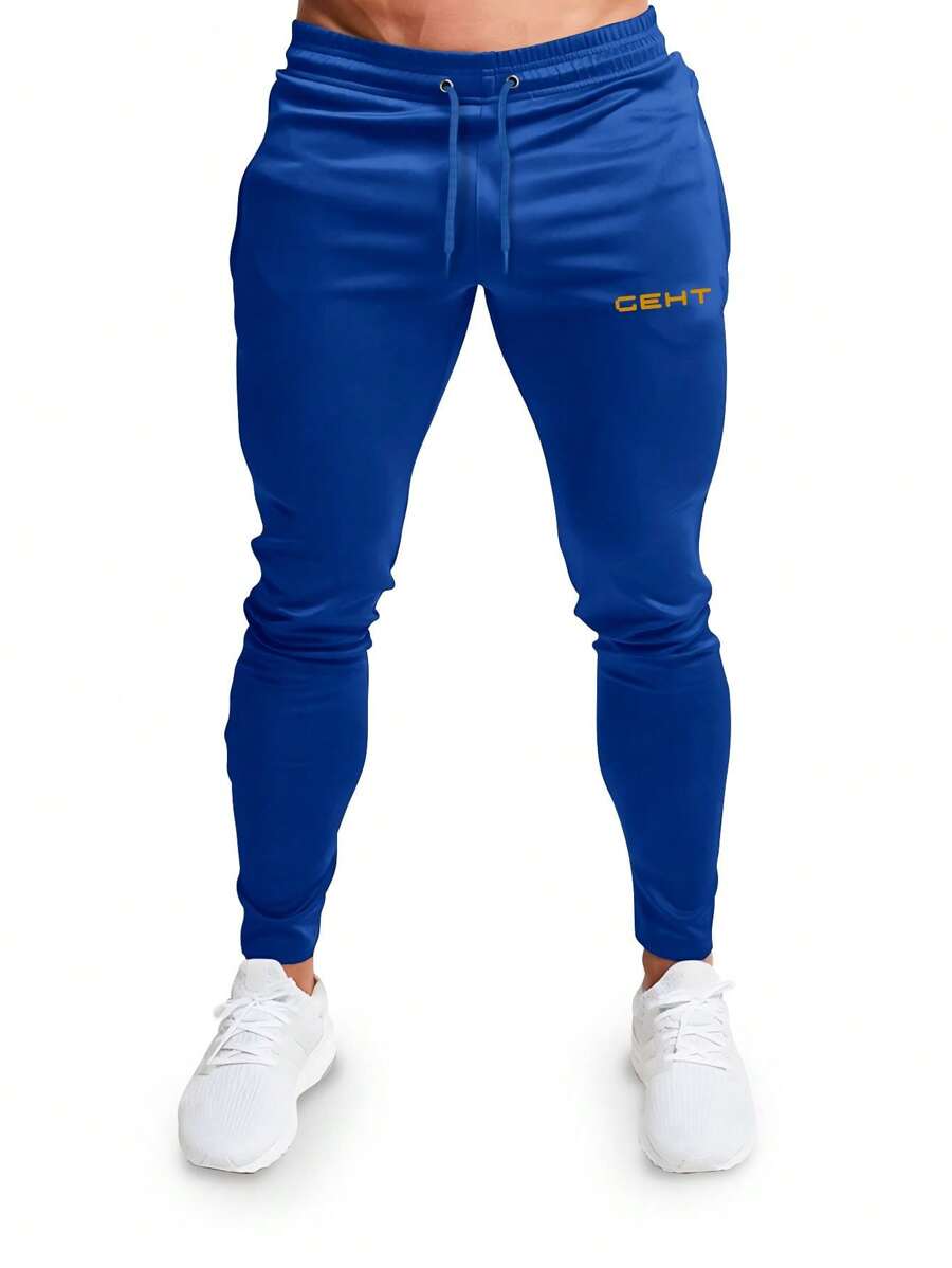 Men Sweatpants - Xanh đậm - Xem 1