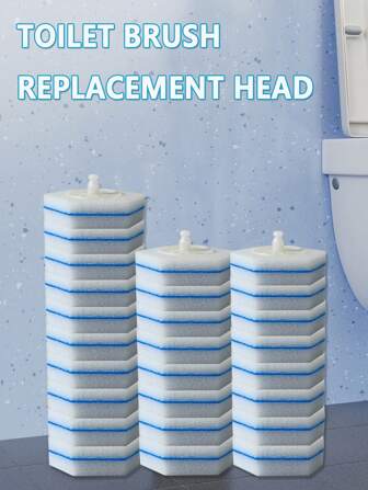 FoBianJie 30pcs Disposable Toilet Disposable Toilet Cleaning Wand Refills, Counts Upgraded Material Disposable Toilet Cleaning Wand Heads BrushCompatible With Much Wands, Apartment Essentials, College DormEssentials, Ready For School, Back To School Suppliest Cleaning Wand Refill Bathroom Decor Fall Decor