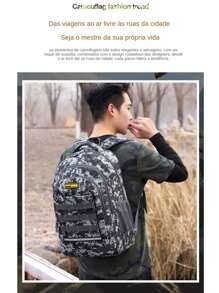 Men Functional Backpacks - màu đen - Xem 2