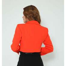 Women Blazers - 橘色 - 查看 4