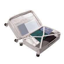 TOTTO Medium Expandable Hard Suitcase Beige White Sand Bazy + 44x69x26 Cm Outer: Polycarbonate:70% Acrylonitrile Butadiene Butadiene Styrene:30% Lining: Polyester:100% - 米色 - 查看 2