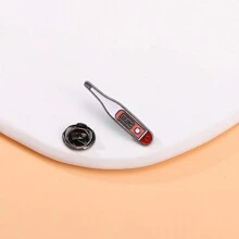 可爱合金珐琅医疗系列金属胸针 - 听诊器、心电图、救护车、护士/医生胸针情人节情人节礼服配饰衣服别针包饰背包学校用 - 彩色 - 查看 16