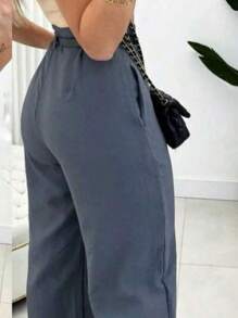 Calça Pantalona Alfaiataria Com Cinto Outono/Inverno 2024