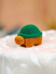 1pc Cartoon Cute Turtle Shaped Ring Box/Jewelry Box For Earrings With Flocked Lining, Gift Box - Little Turtle - View 10
