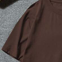 Men T-Shirts - 咖啡棕 - 查看 3