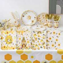 12/24 Túi quà tặng hình ong mật Túi quà tặng giấy hình ong mùa hè có quai xách Túi quà tặng tiệc theo chủ đề ong Túi quà kẹo ong cho đồ dùng tiệc sinh nhật Quay lại trường Ngày lễ tình nhân - Nhiều màu - Xem 3